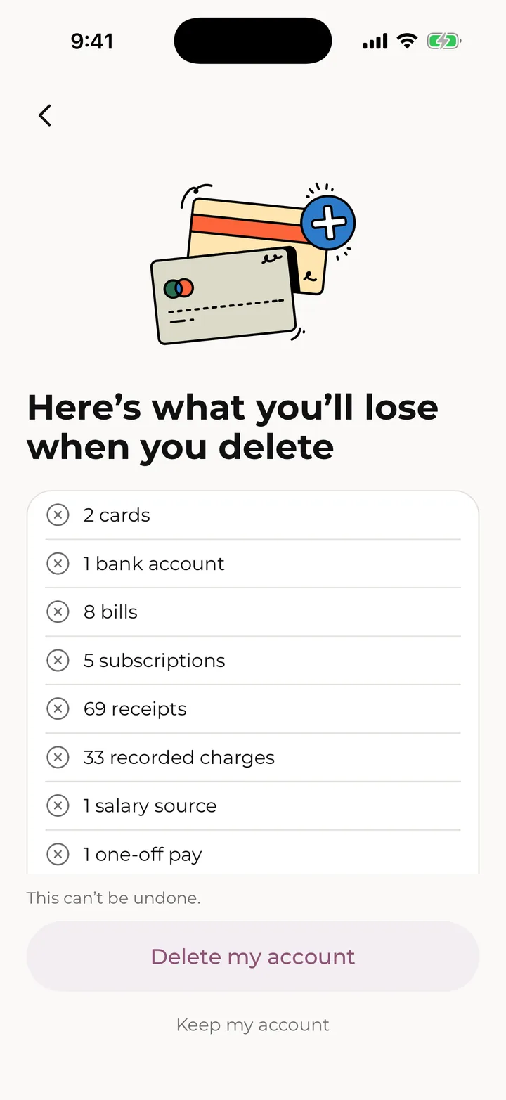 Before you delete: what you’ll lose.