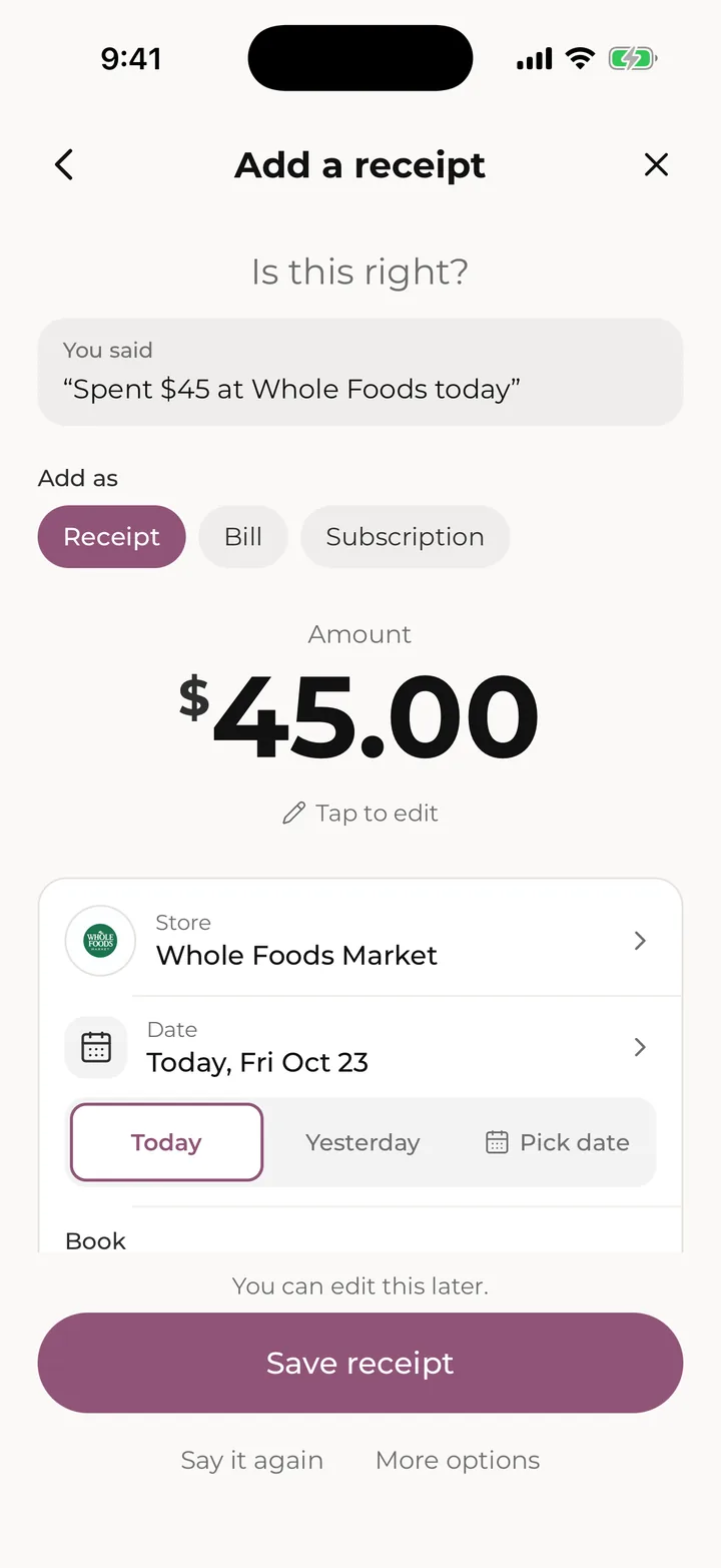 Check what Skip heard before it’s saved.